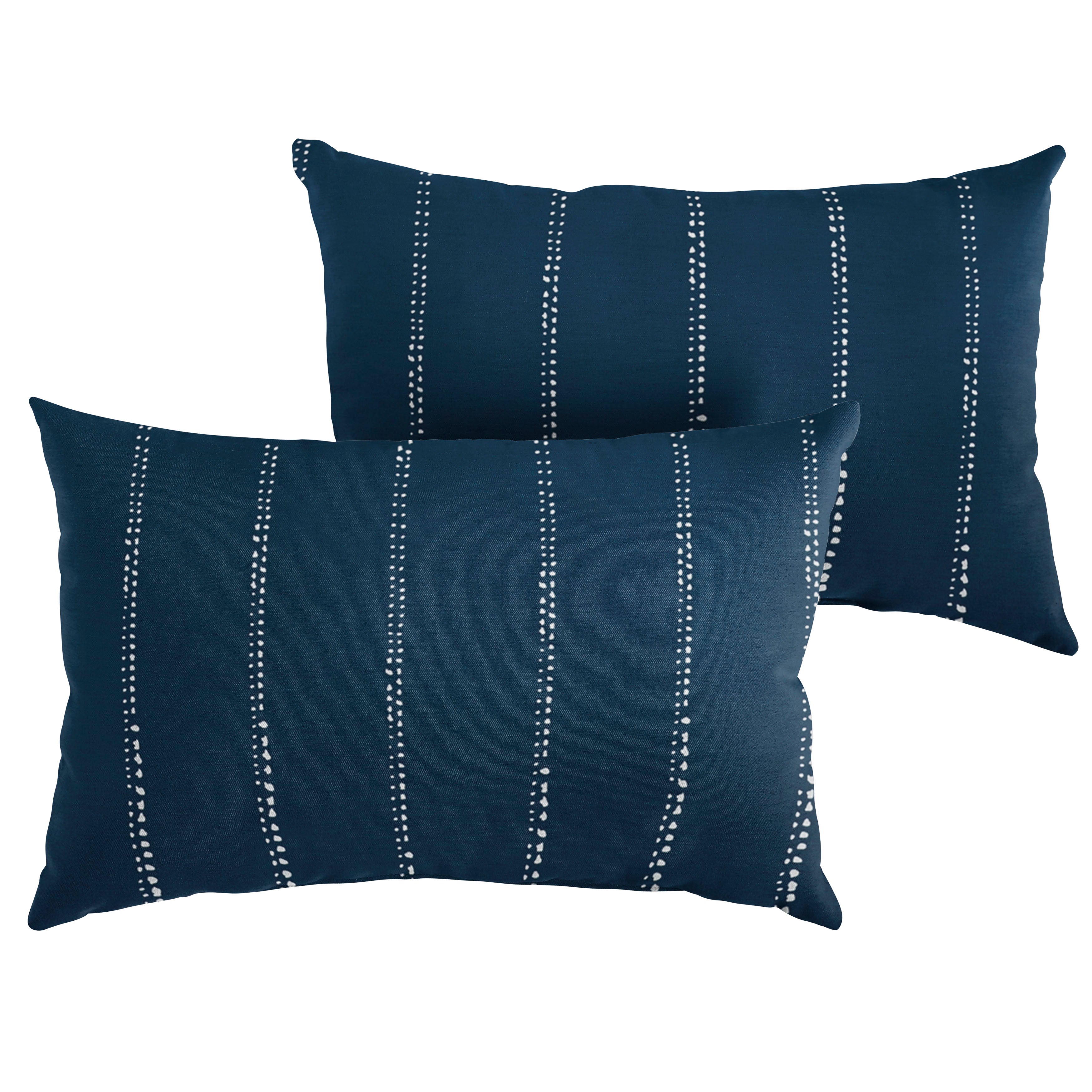 Sorra Home Carlo Knife Edge Lumbar Pillow Set