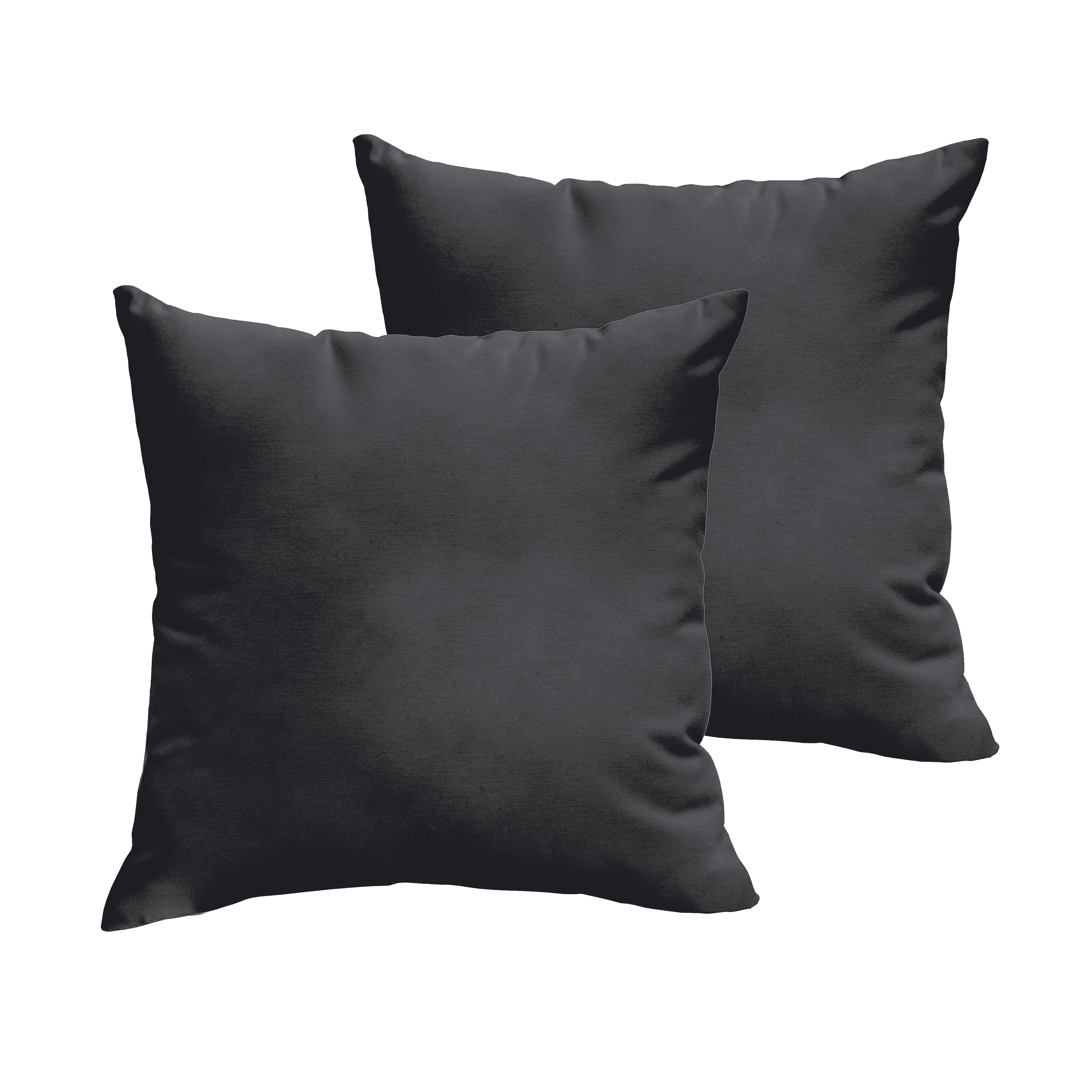 Knife Edge Square Outdoor Pillow Set of 2