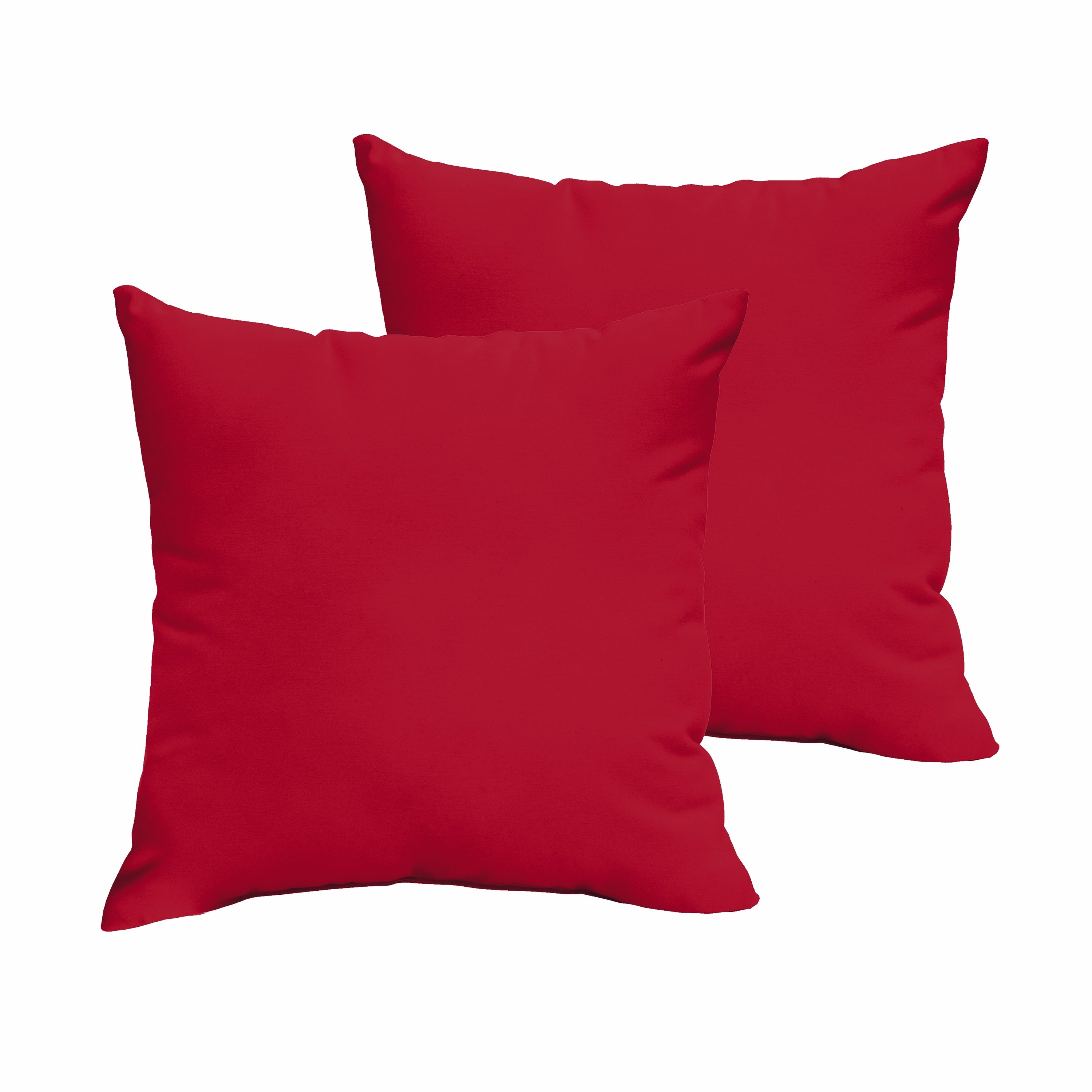 Knife Edge Square Outdoor Pillow Set of 2