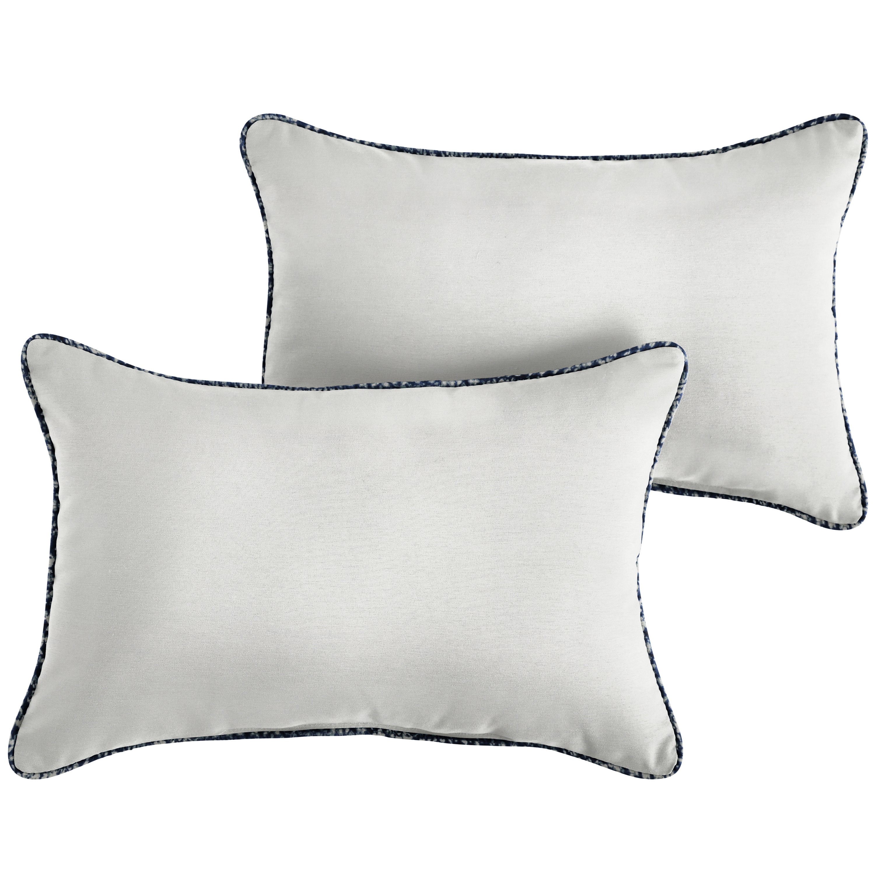 Corded Lumbar Outdoor Pillow Set of 2