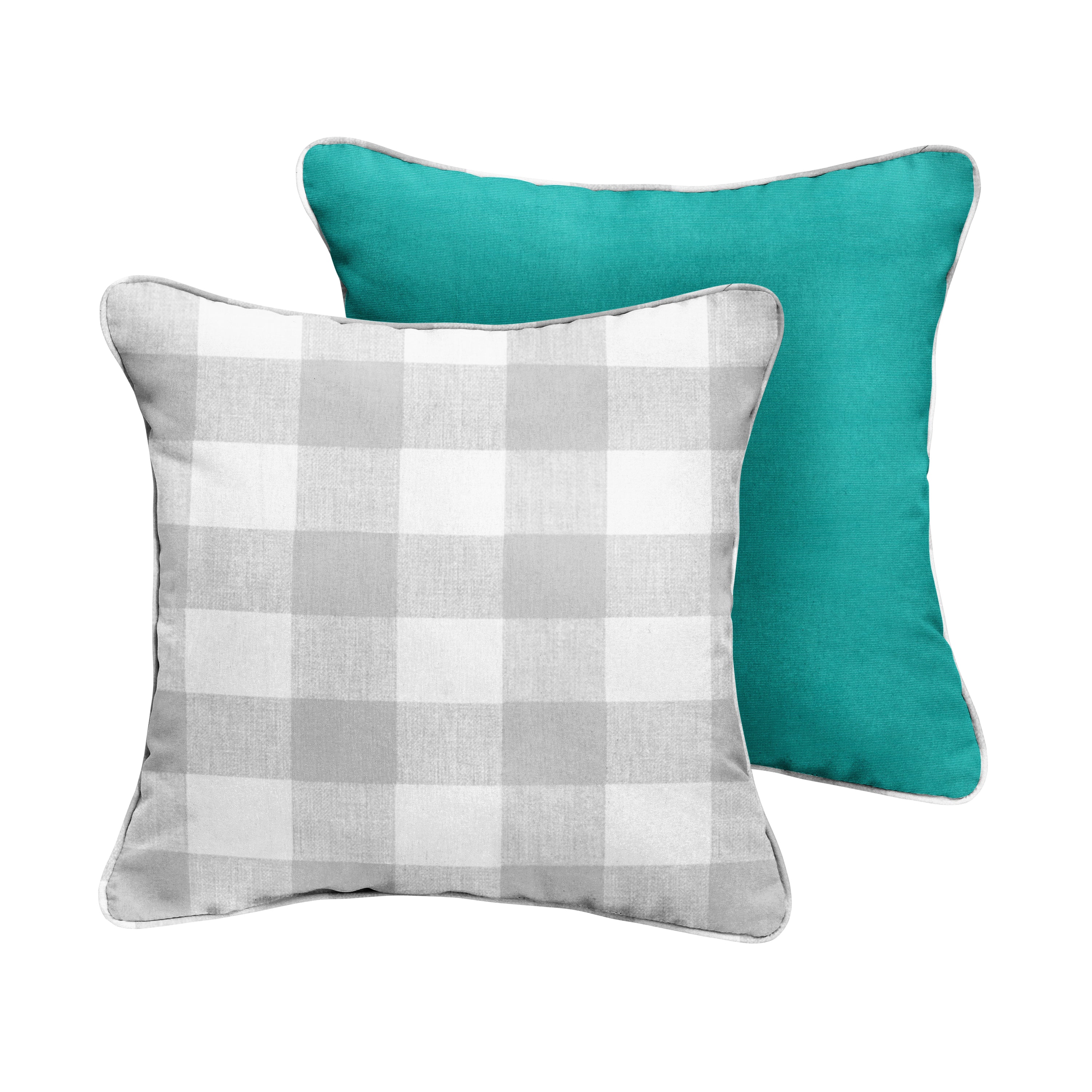 Contrasting Outdoor Pillow Set of 2