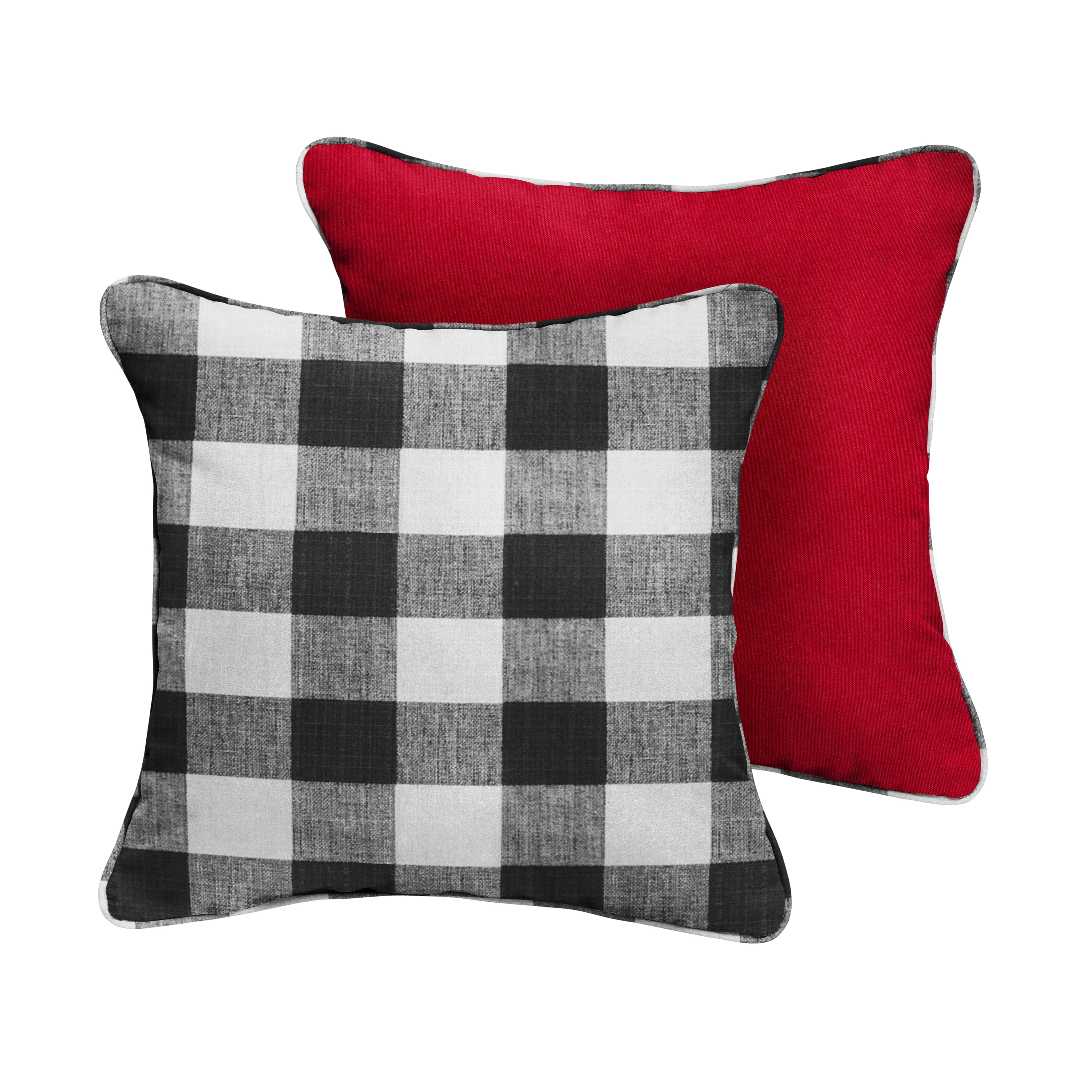 Contrasting Outdoor Pillow Set of 2