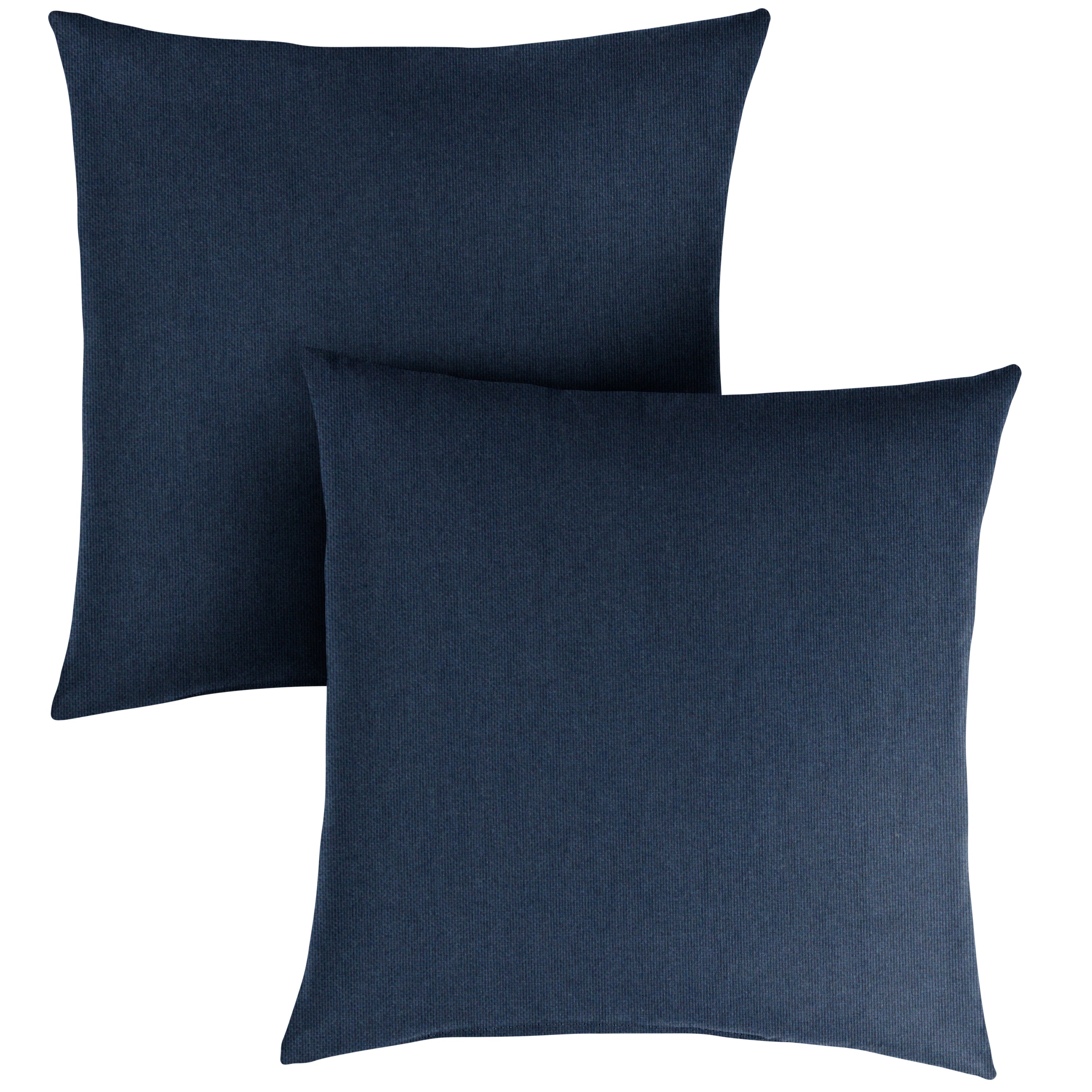 Knife Edge Square Outdoor Pillow Set of 2