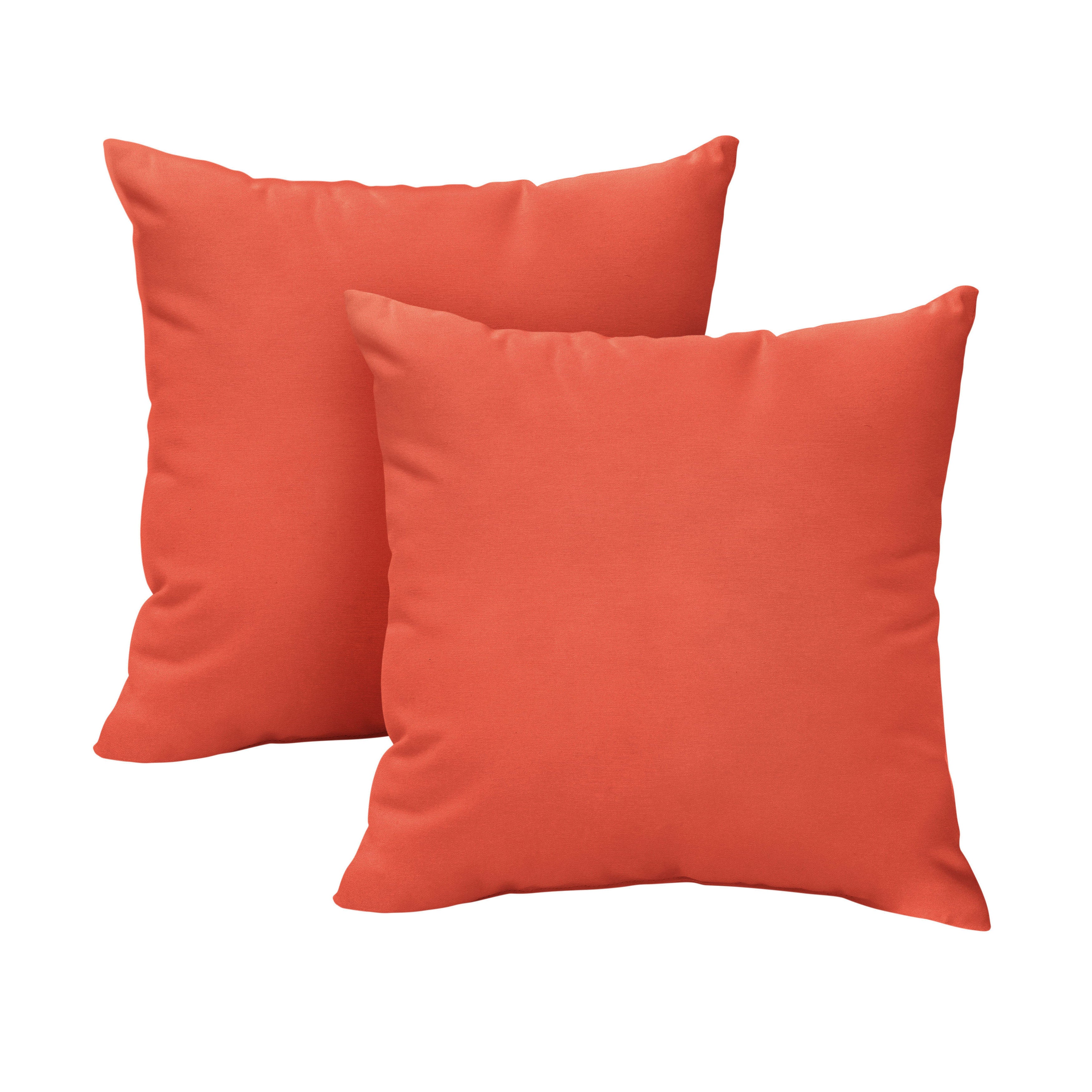 Knife Edge Square Outdoor Pillow Set of 2