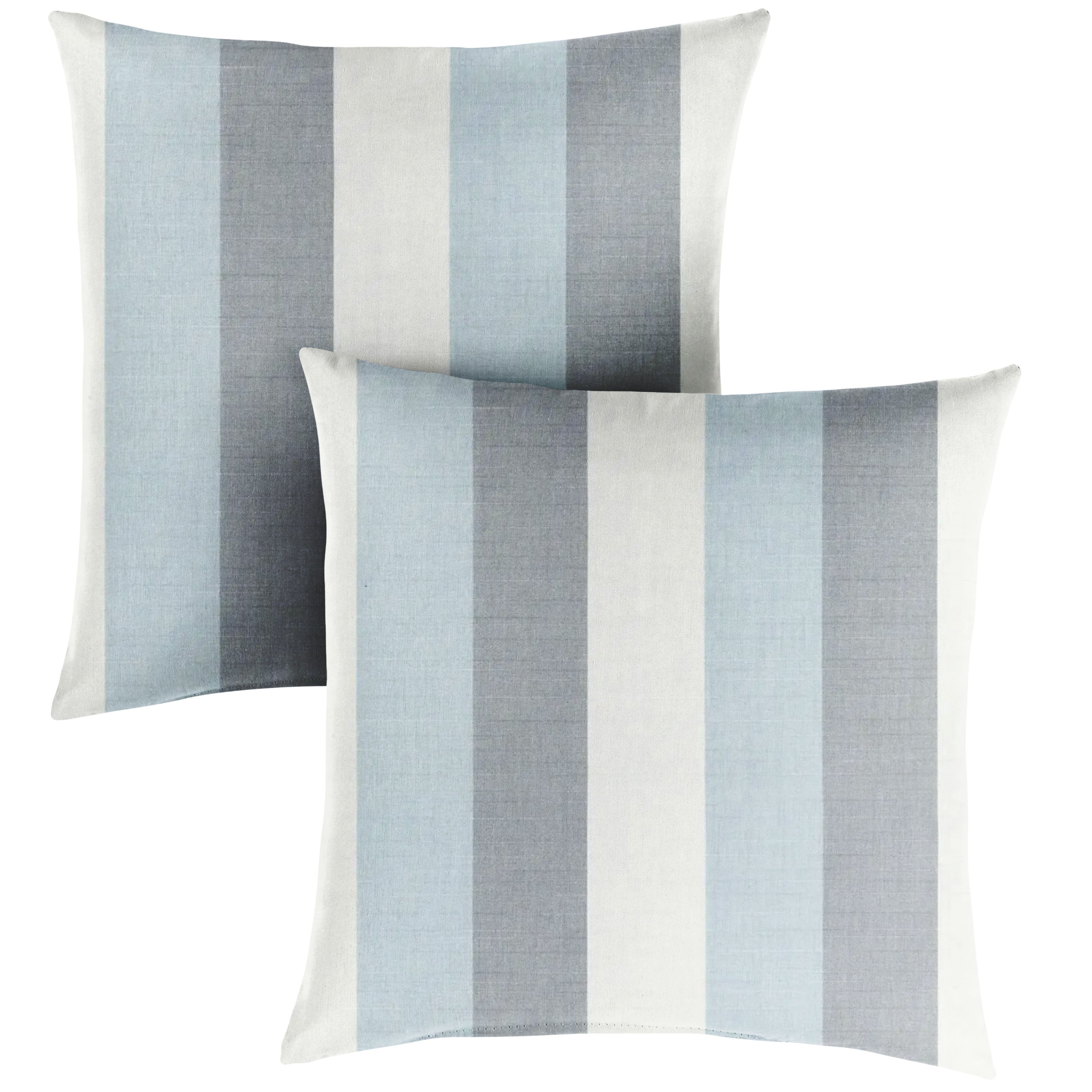 Sunbrella Square Outdoor Pillow - Direction Dew - 24 x 24 in