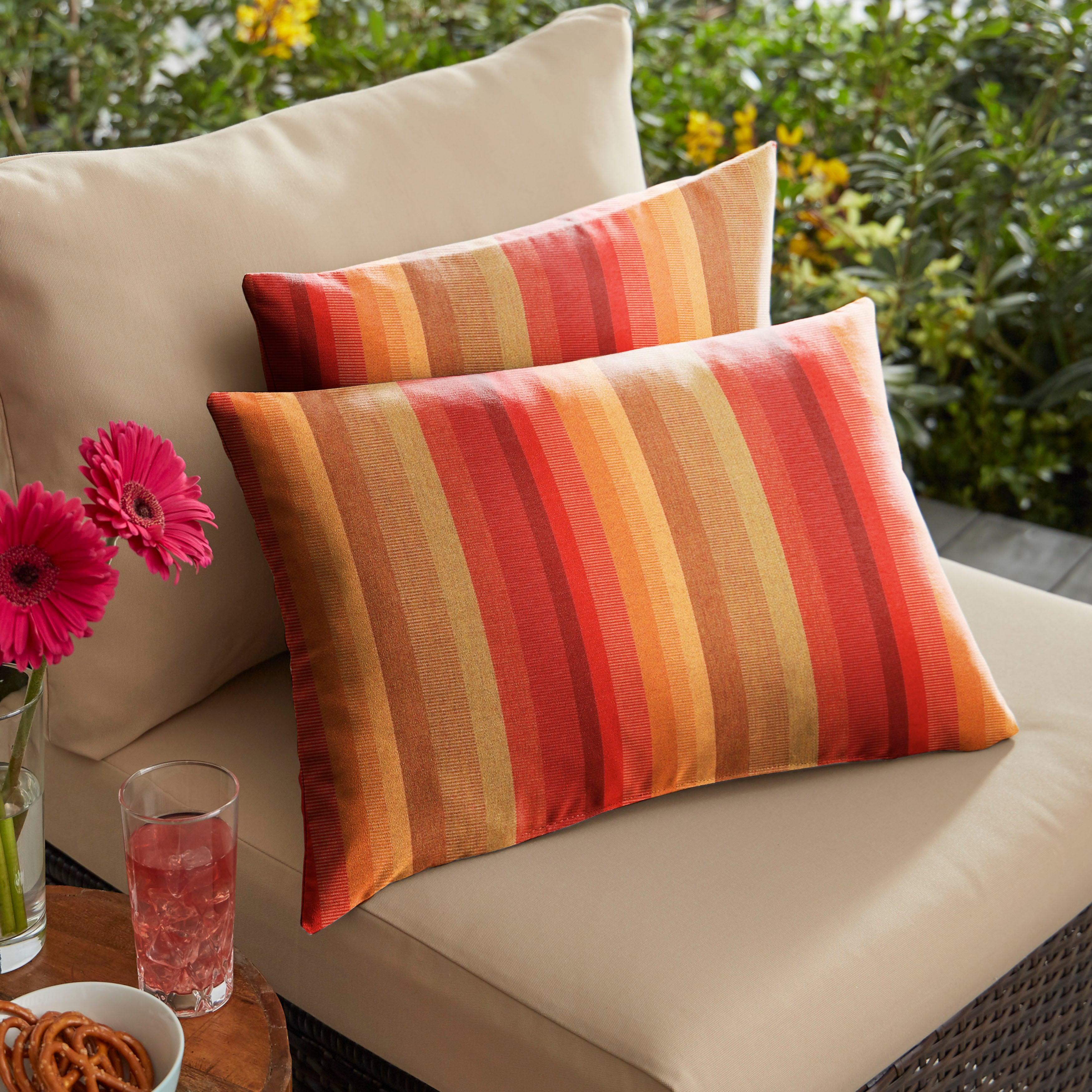 Sunbrella Astoria Lumbar Pillow (Set of 2) - Sorra Home