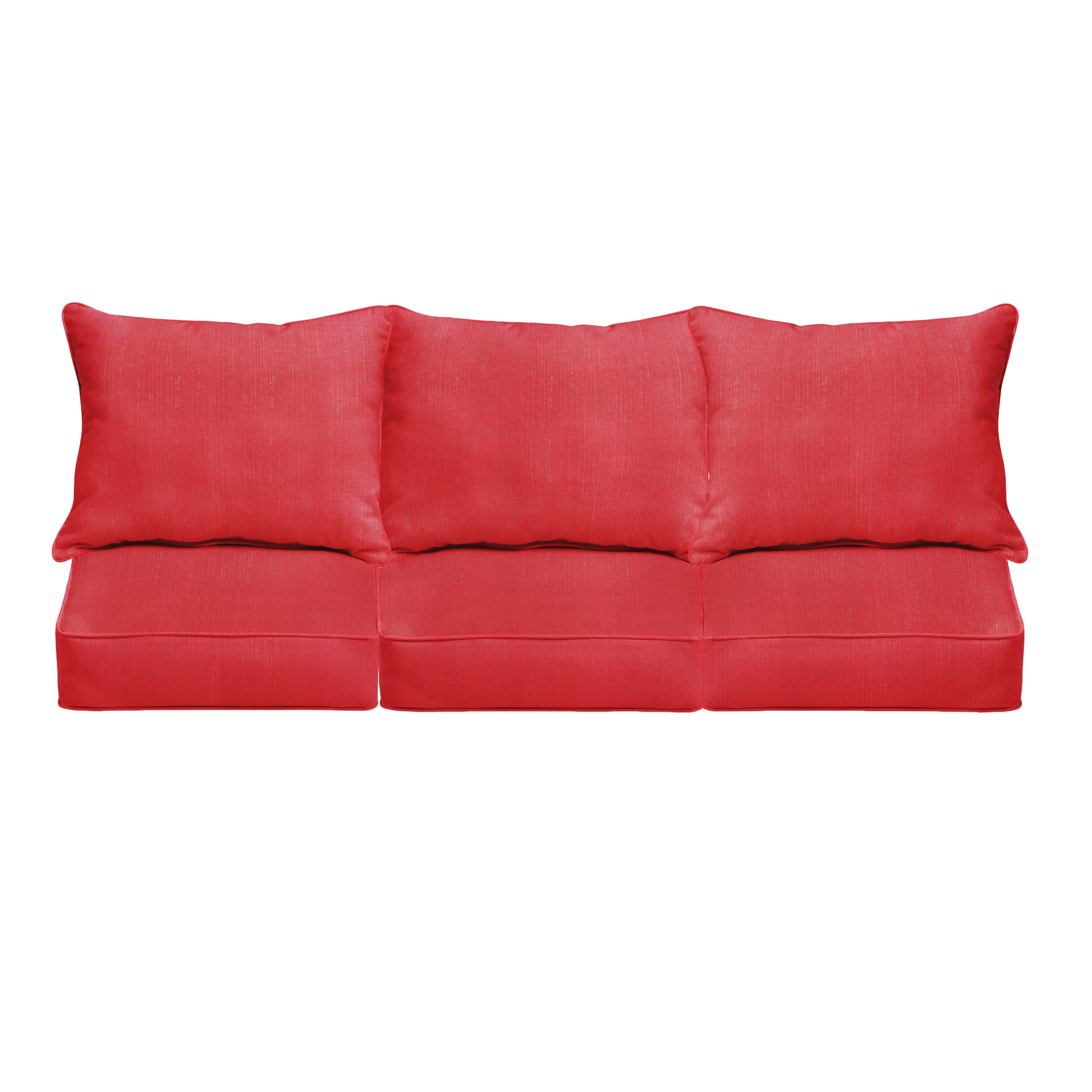 Sunbrella Deep Seating Sofa Pillow & Cushion Set - Sorra Home