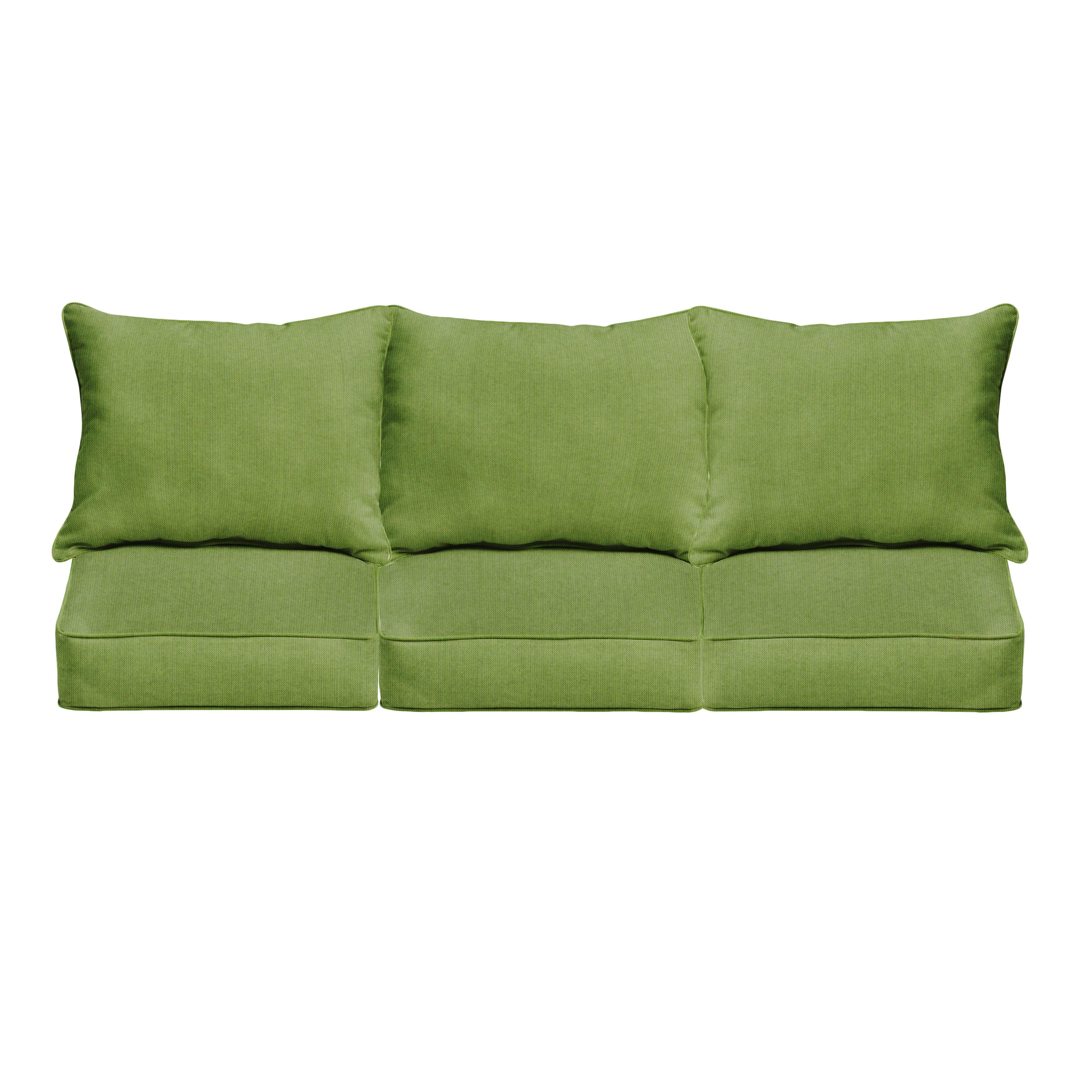 Sunbrella Deep Seating Sofa Pillow & Cushion Set - Sorra Home