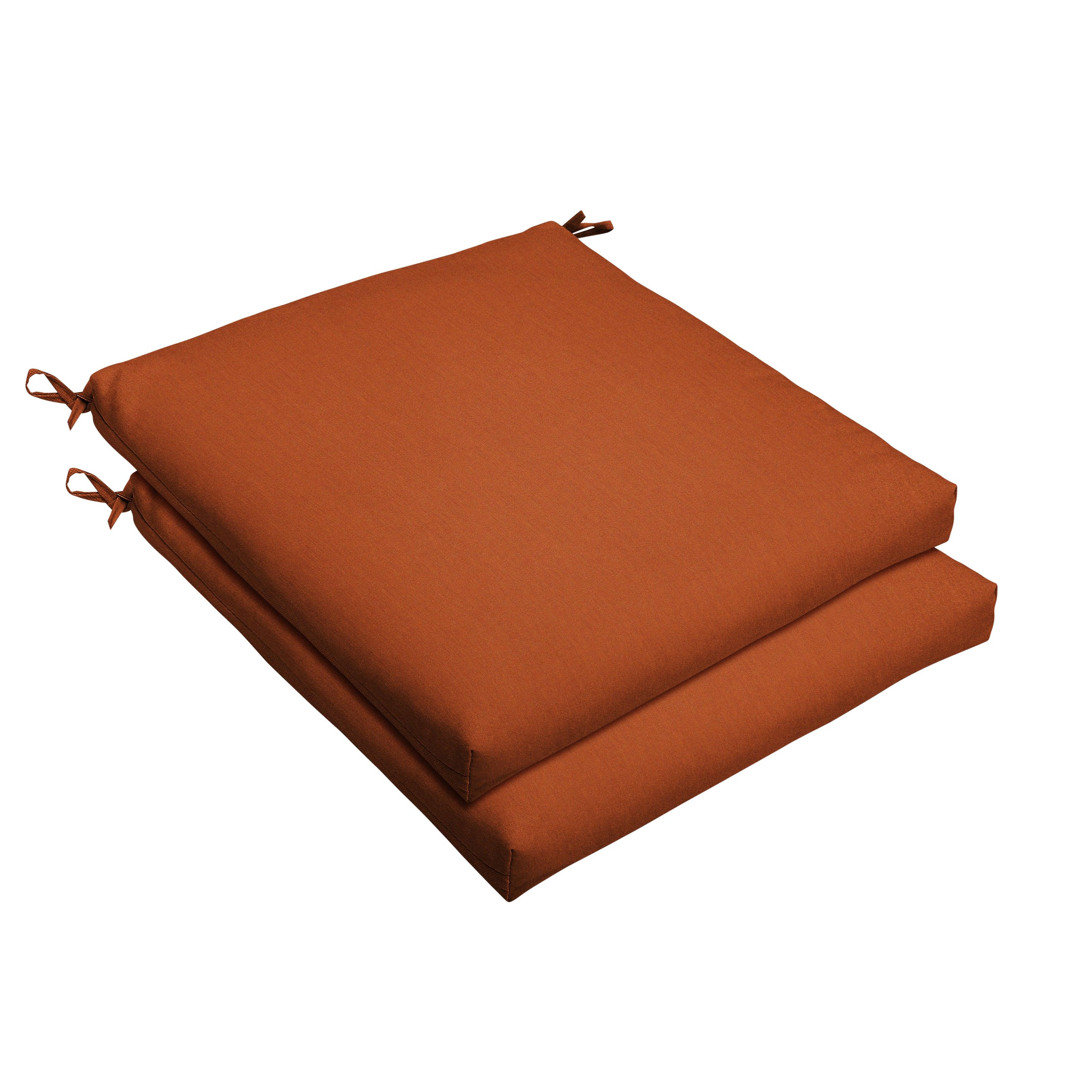 Burnt orange outdoor online seat cushions