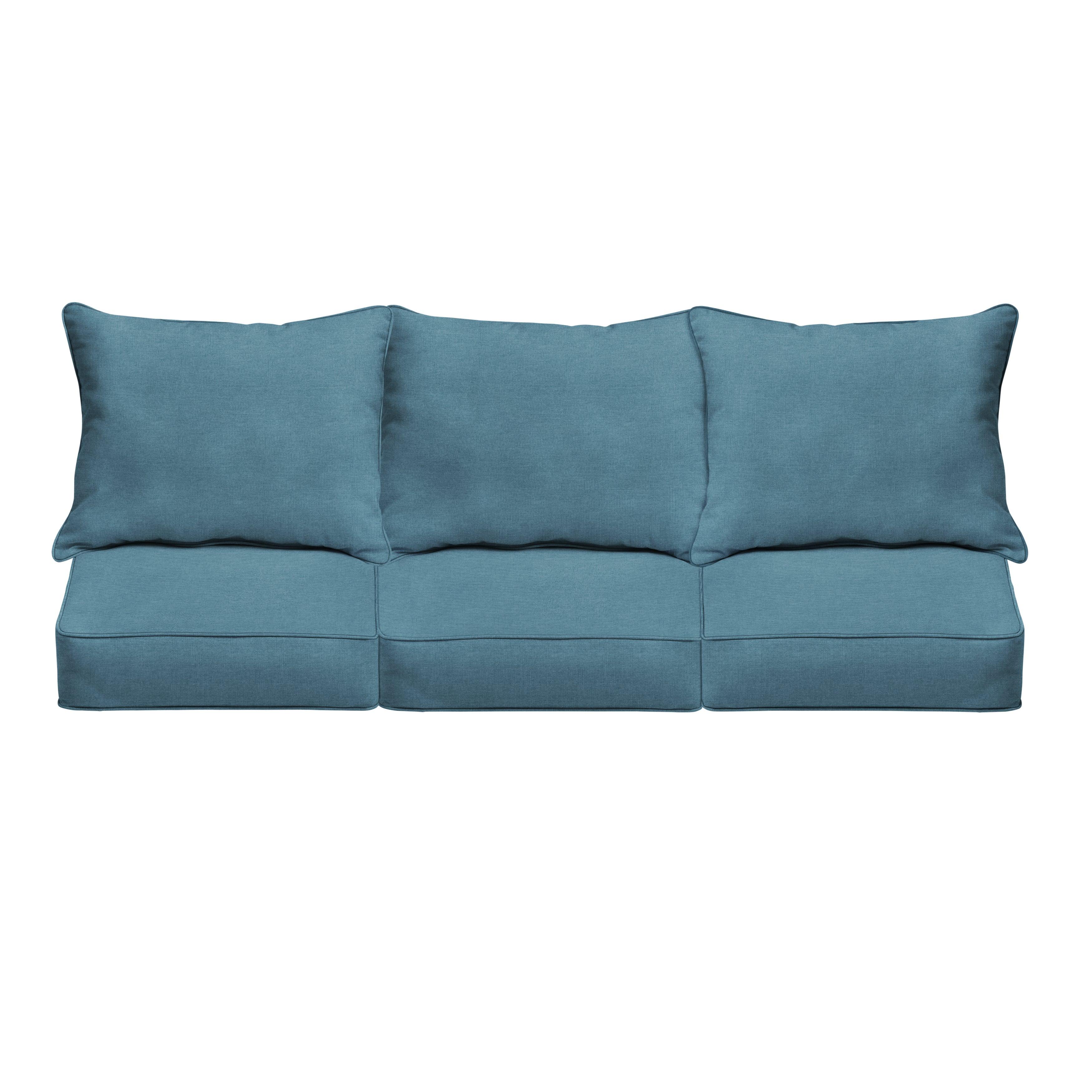 Sunbrella Deep Seating Sofa Pillow & Cushion Set - Sorra Home