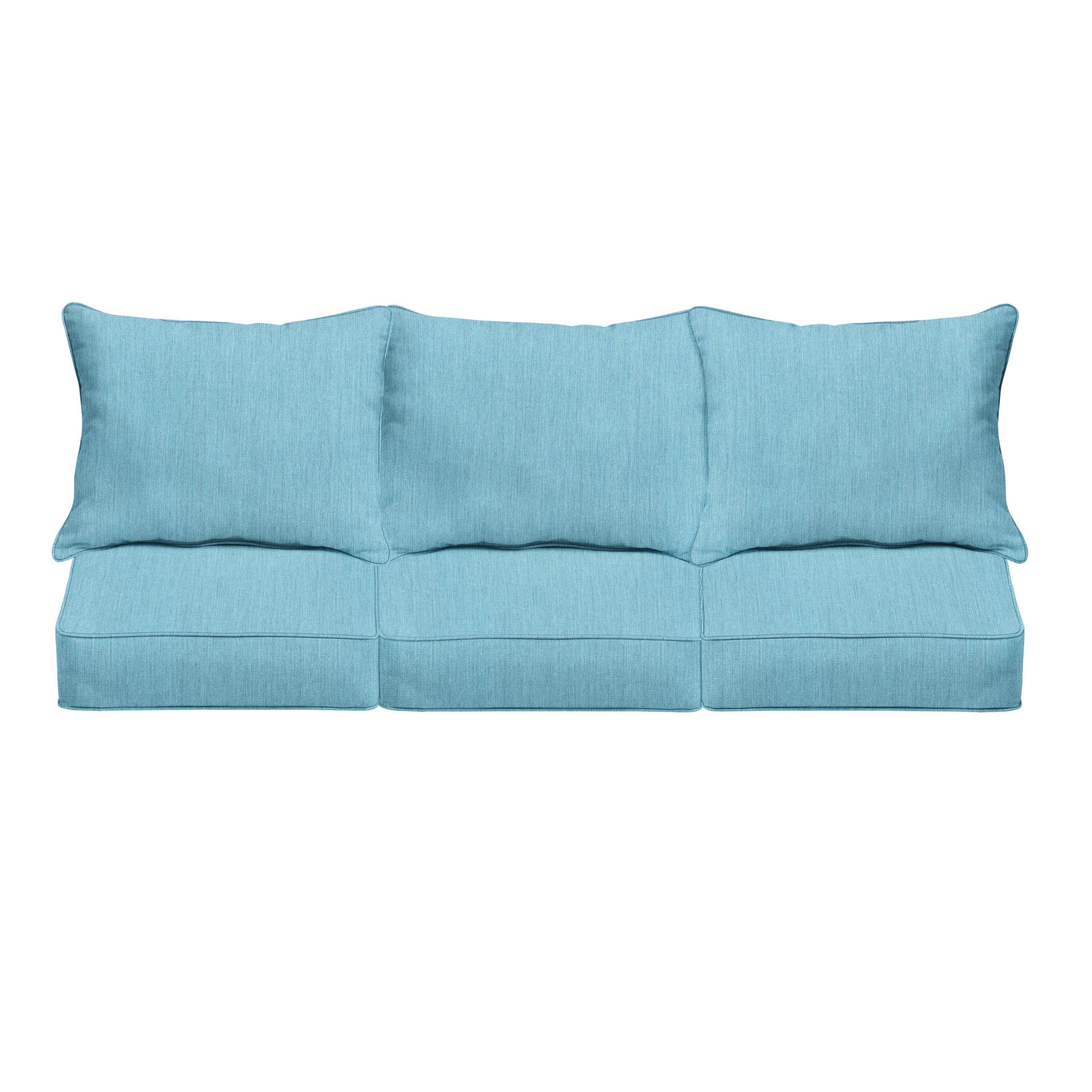 Sunbrella Deep Seating Sofa Pillow & Cushion Set - Sorra Home