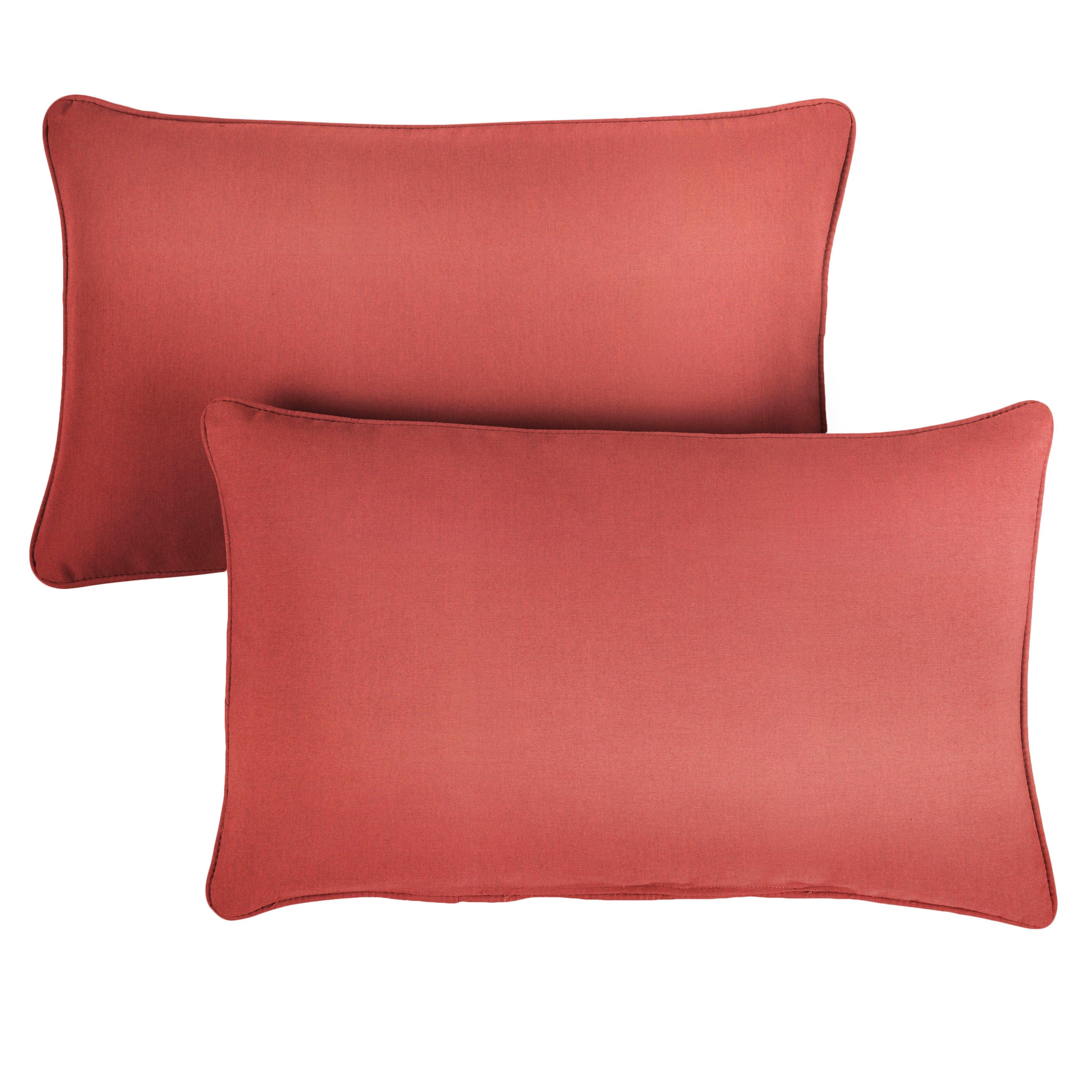 Sunbrella Lumbar Corded Pillow (Set of 2) - Sorra Home