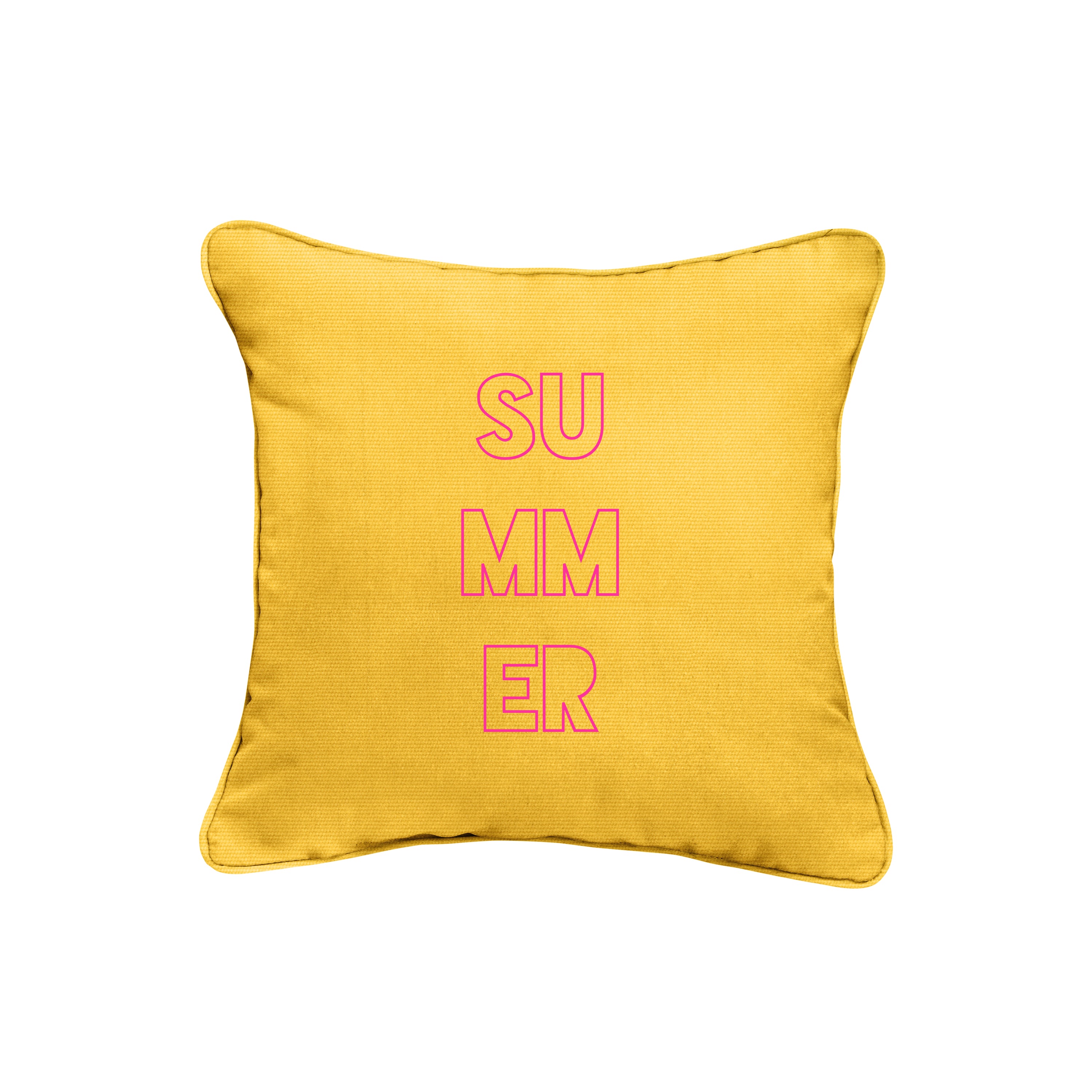Sunbrella Square Embroidered Outdoor Pillow