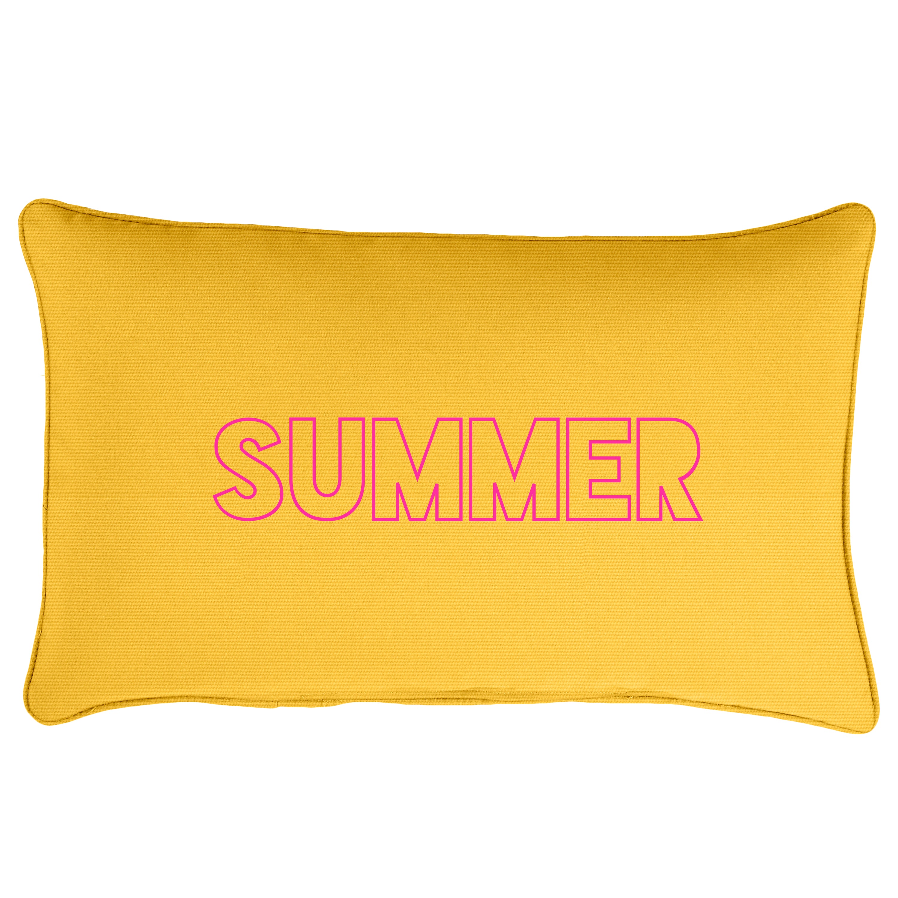 Sunbrella Rectangle Embroidered Outdoor Pillow
