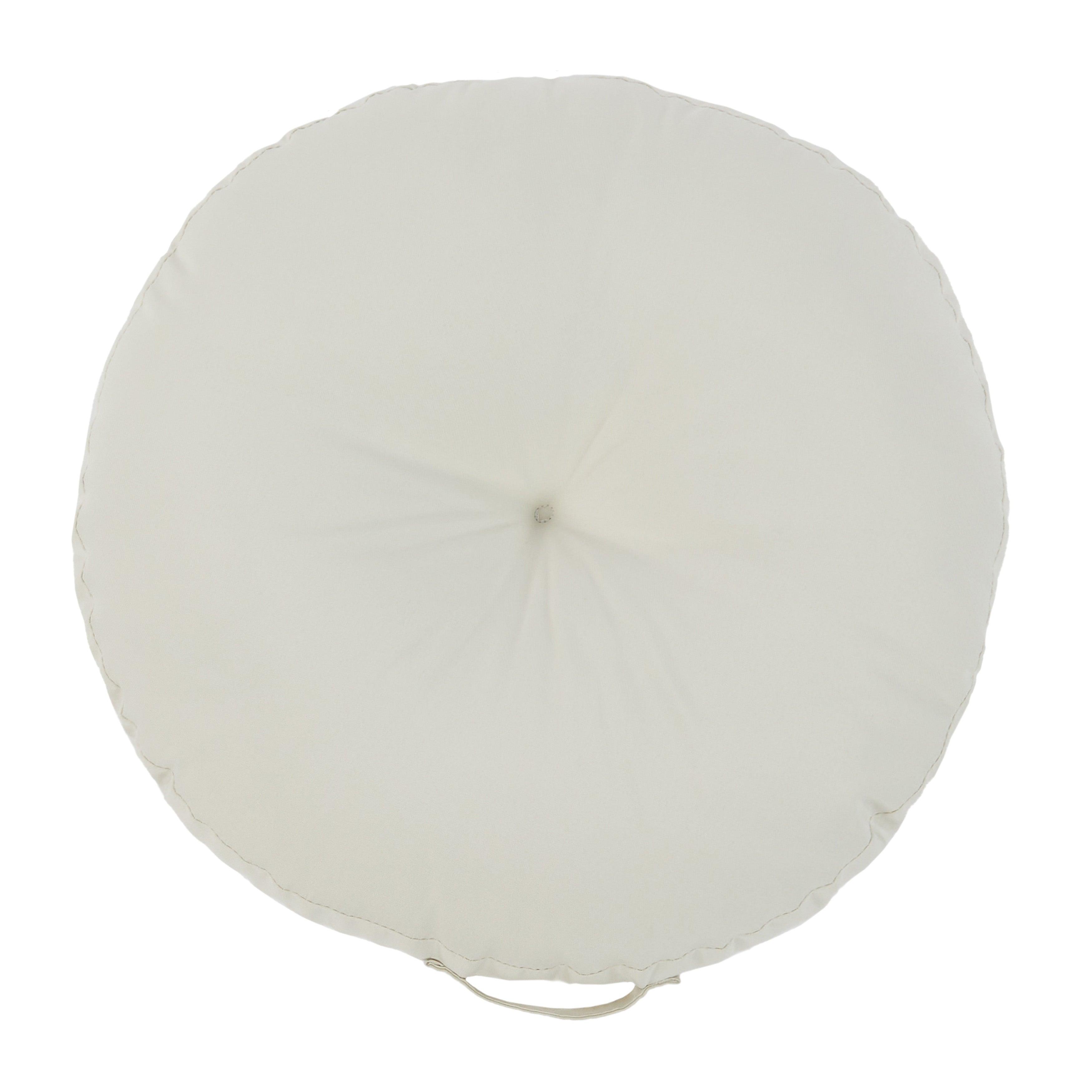 Sunbrella Canvas Tufted Floor Pillow w/Handle - Sorra Home