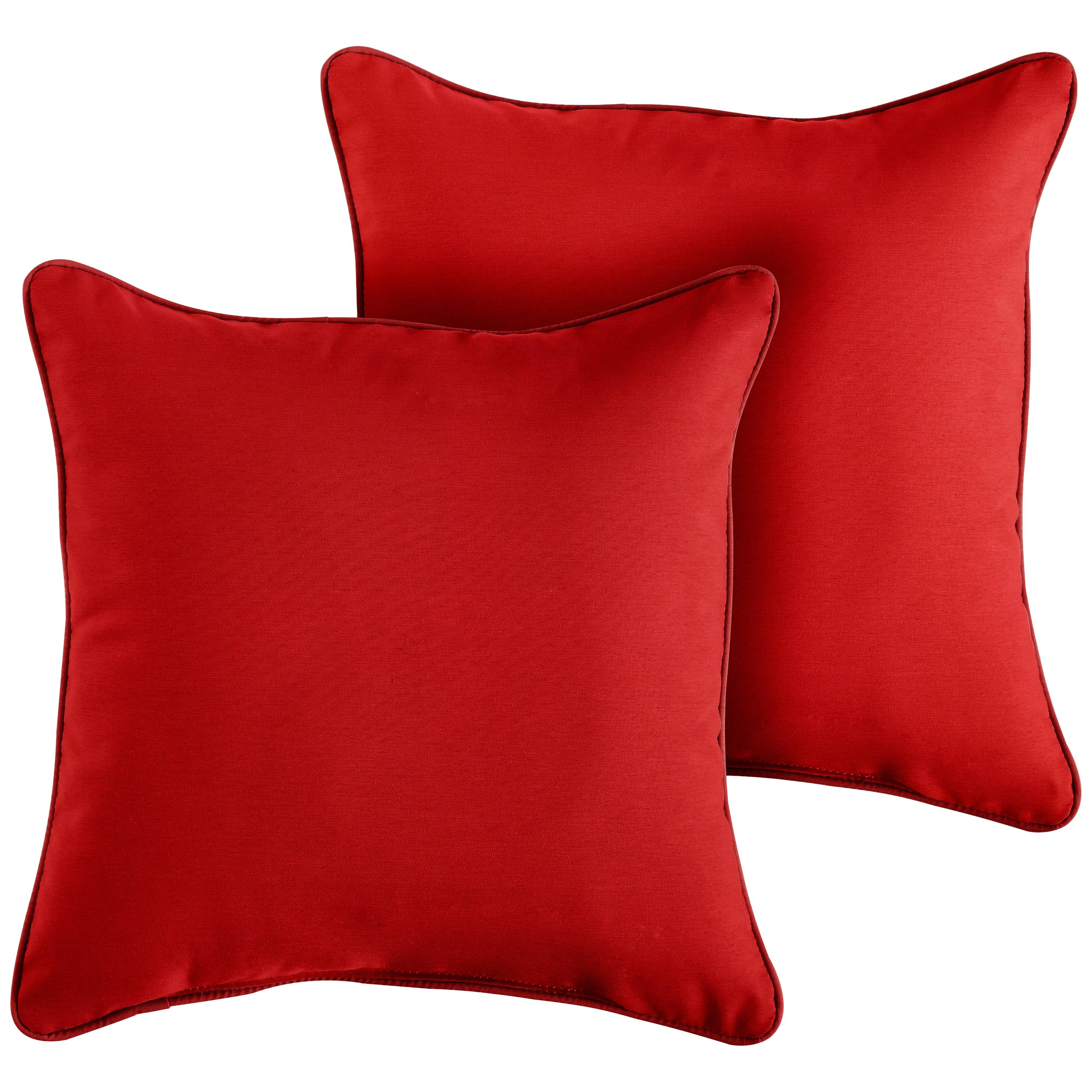 Sunbrella Square Corded Pillow (Set of 2) - Sorra Home